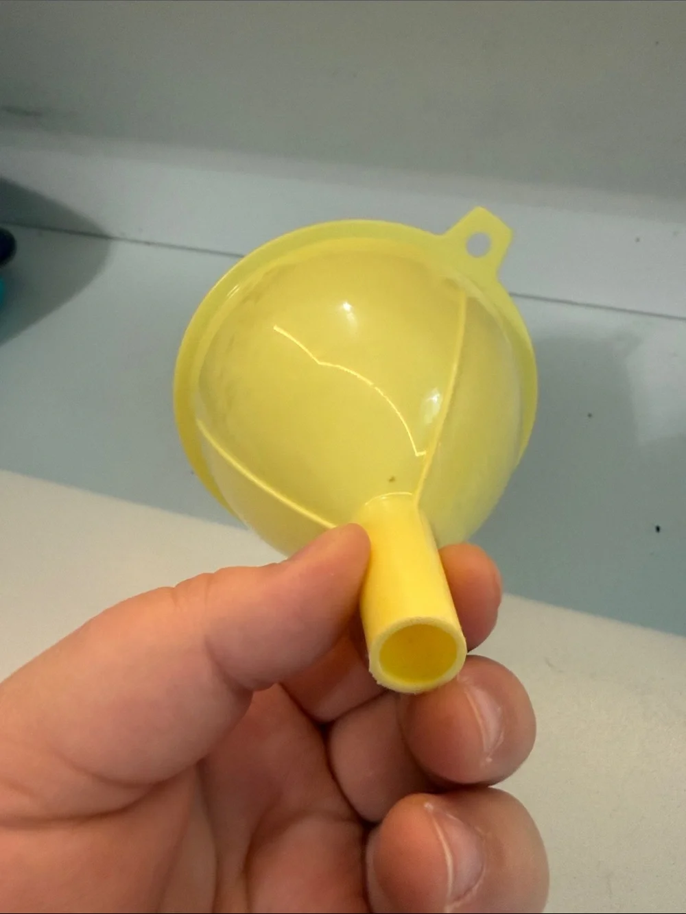 Yellow Plastic Kitchen Funnel